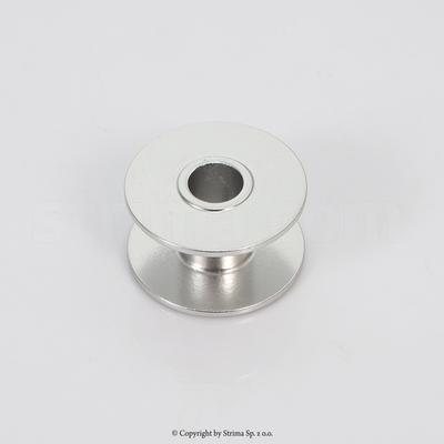Aluminium bobbin for bartacking machines Texi Catenaccio 43F/65F,  ZJ1900, ZJ1903 (bez wycięcia) (without long cut)