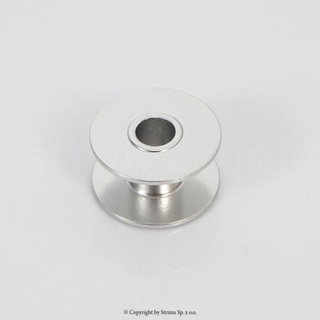 Aluminium bobbin for bartacking machines Texi Catenaccio 43F/65F,  ZJ1900, ZJ1903 (bez wycięcia) (without long cut)
