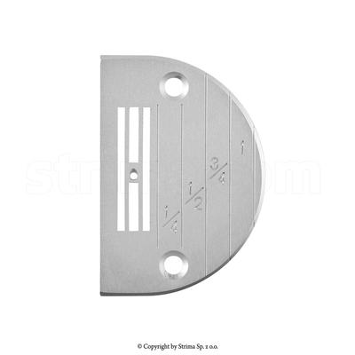 Needle plate for light materials