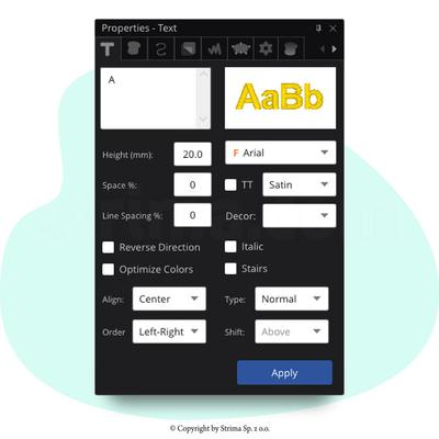 Oprogramowanie do projektowania haftów - Wersja Inspire