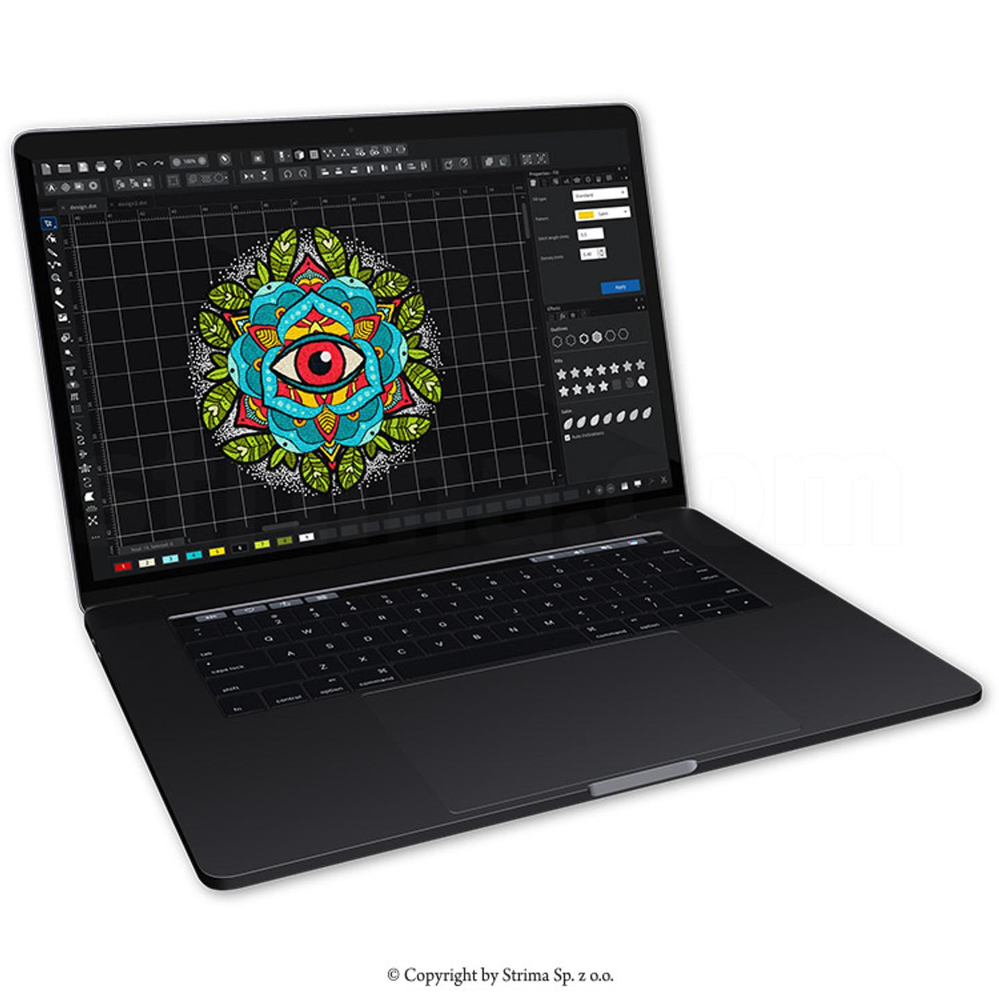 Embroidery design software CHROMA inspire