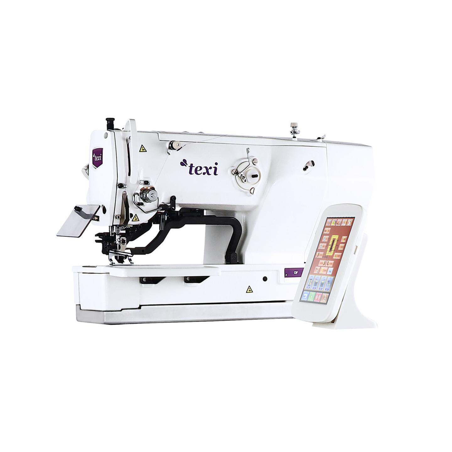 Electronic straight buttonhole machine TEXI OF - head only + motor