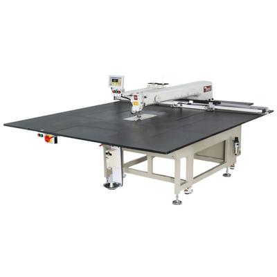 Programmable sewing machine with independent drives