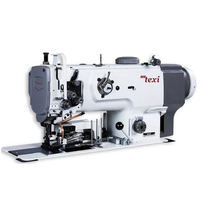 Single needle lockstitch machine with binder, edge trimmer and built-in motor - complete machine