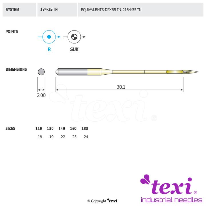 Igła tytanowana (złota) do maszyny do szycia