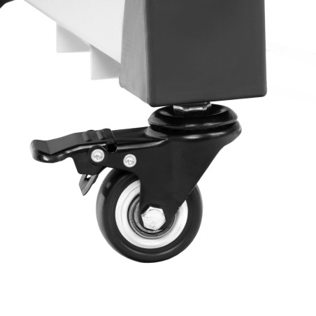 Set of wheels for hard surfaces for TEXI machine stand