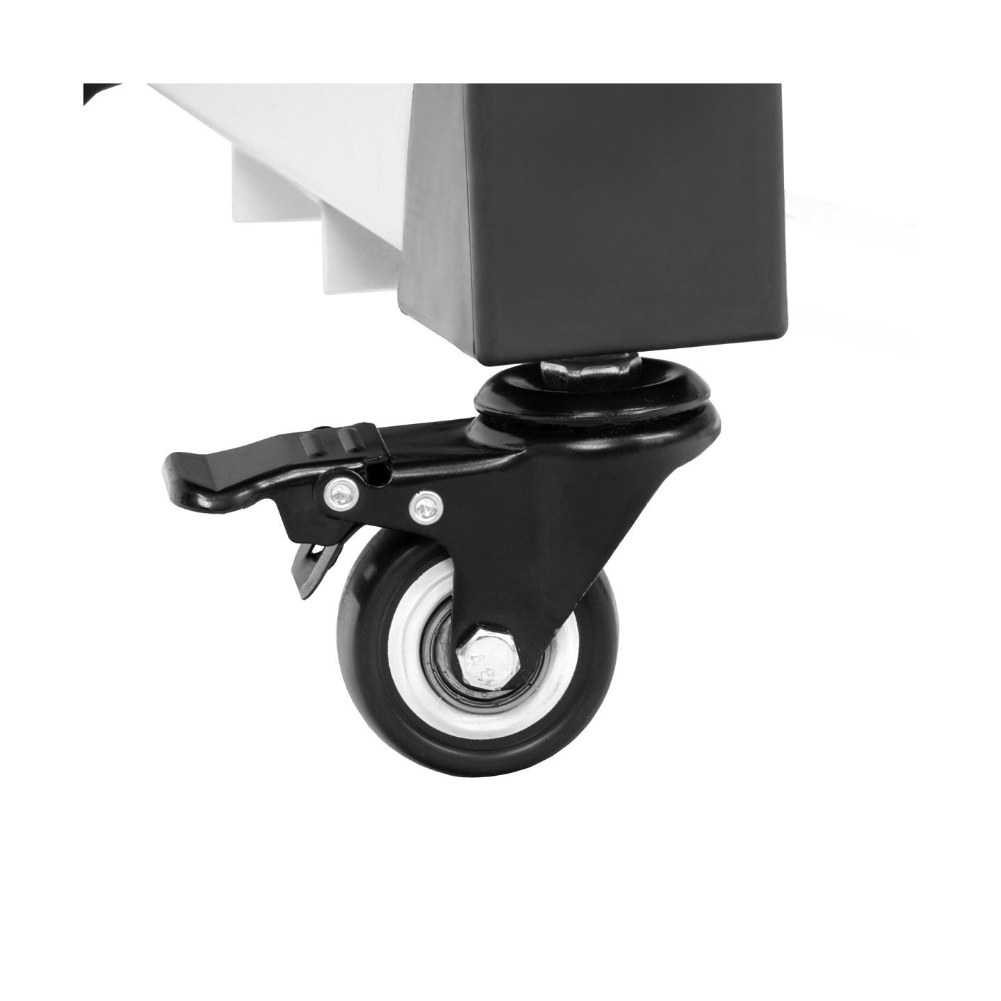 Set of wheels for hard surfaces for TEXI machine stand