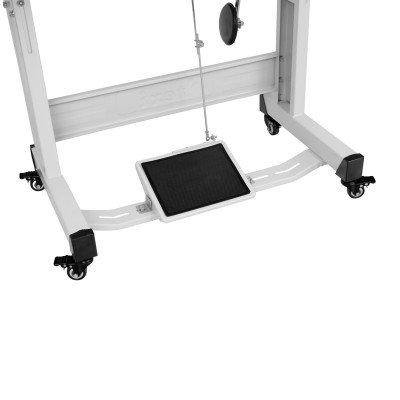 Set of wheels for hard surfaces for TEXI machine stand