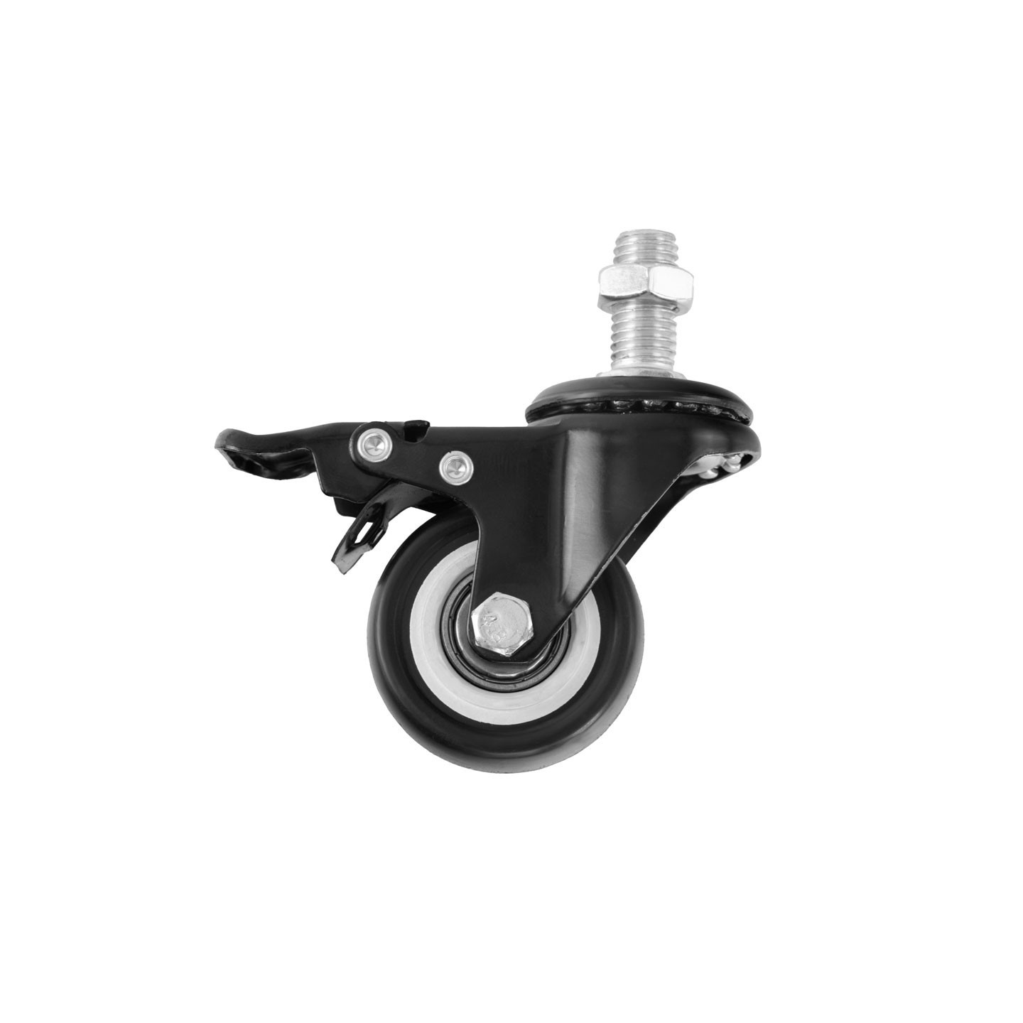 Set of wheels for hard surfaces for TEXI machine stand