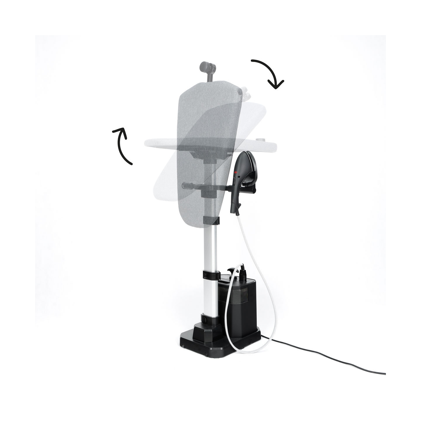 High pressure garment steamer Texi Black Turbo 2