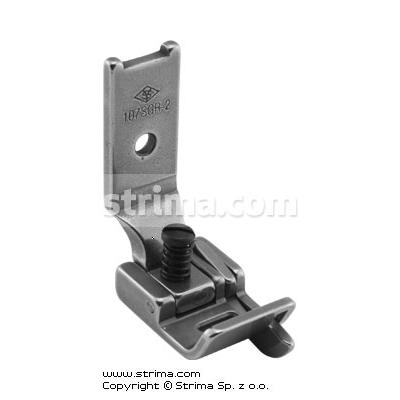 Foot with gauge for zigzag max 6mm, right