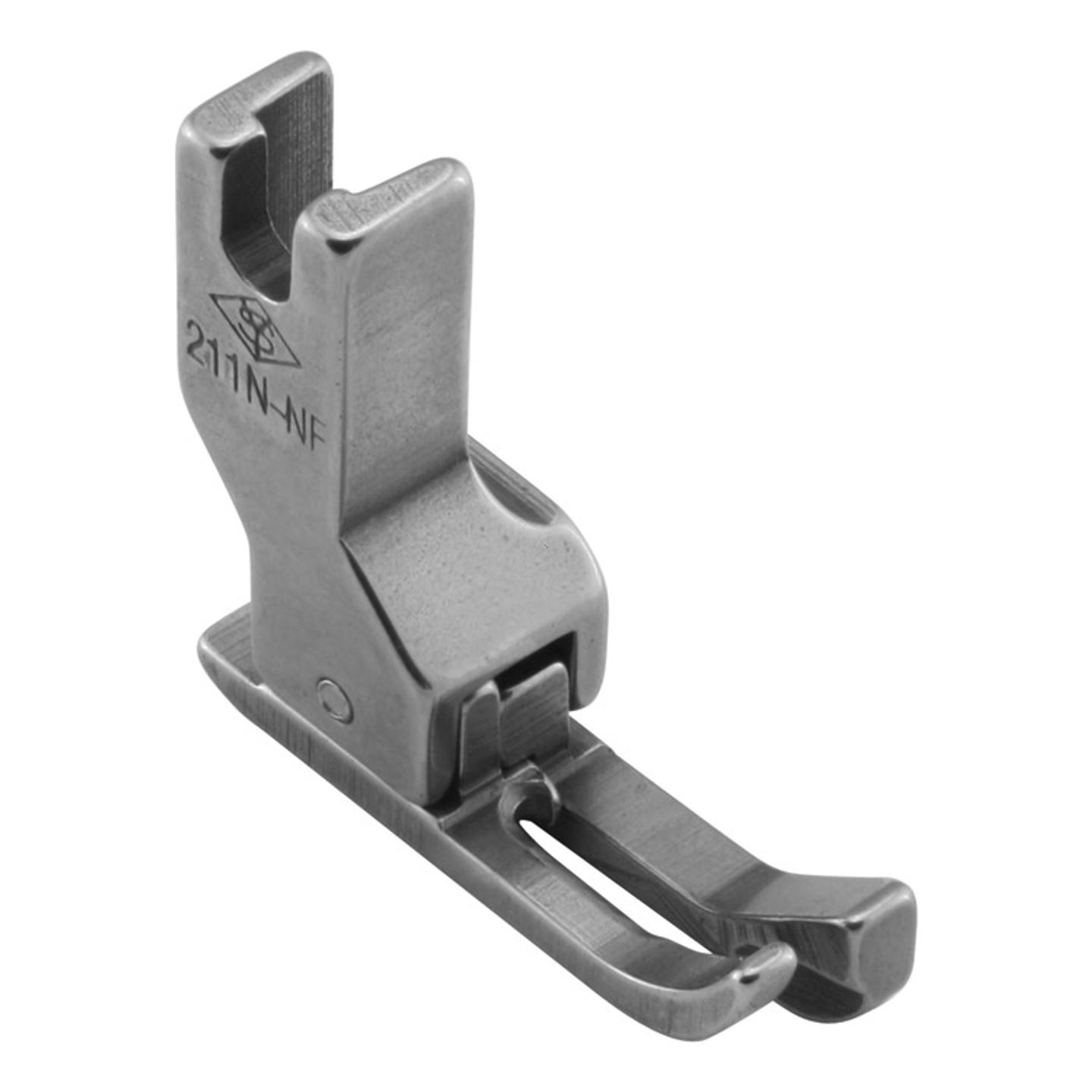 Compensating needle feed foot, right, 1.6mm, narrow