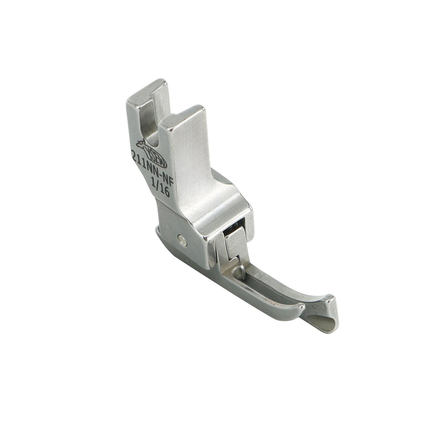 Compensating needle feed foot, right 1,6 mm, narrow