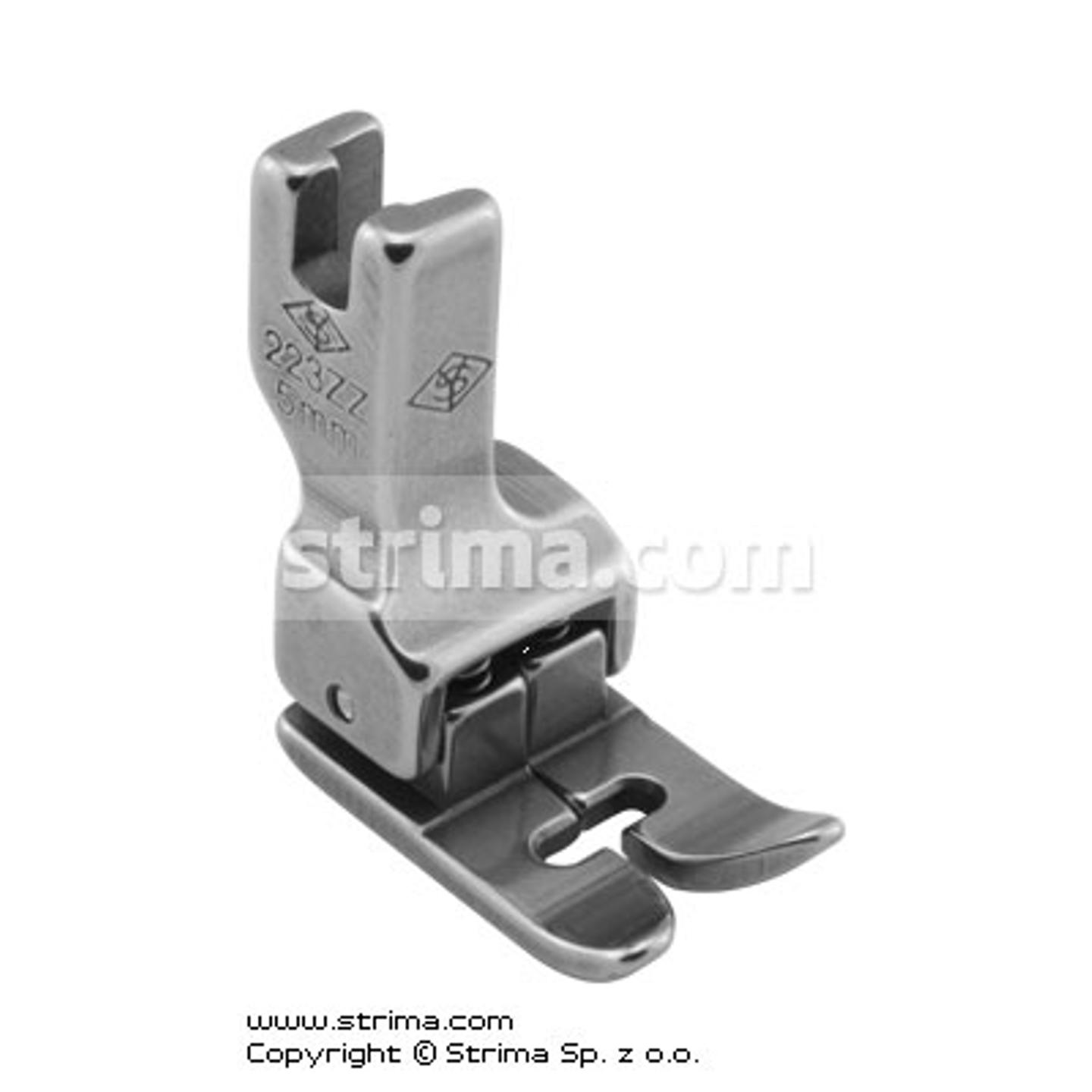 Compensating twosided foot for zigzag max 5mm