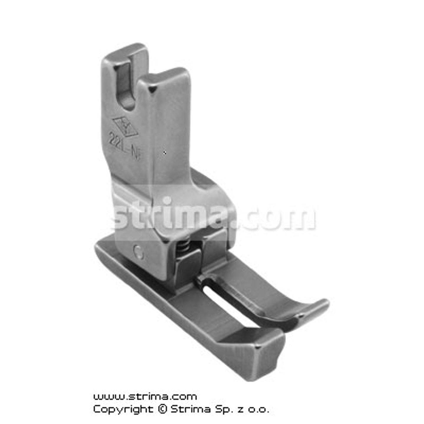 Compensating needle feed foot, left 0.8mm