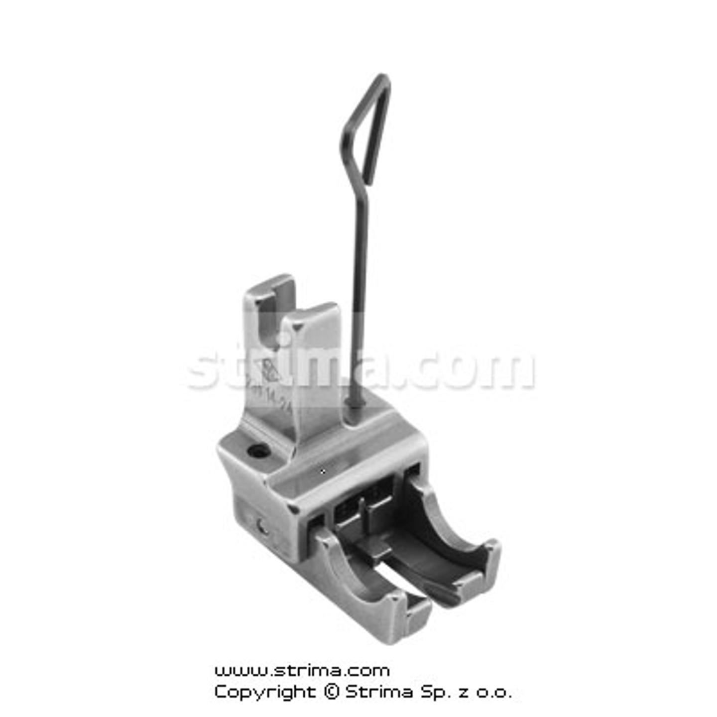 Dual compensating two-sided foot 1/4-1/16-1/16-1/4