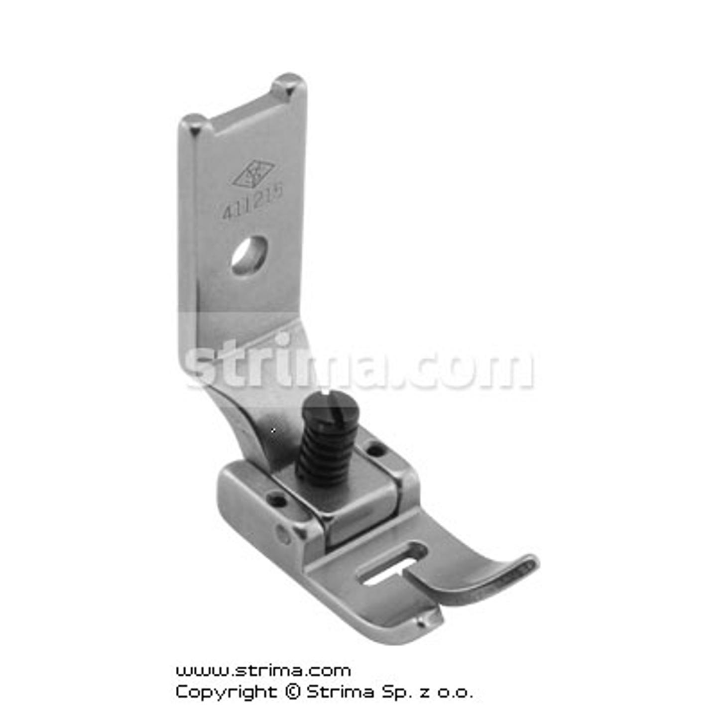 Zigzag foot 6mm with adjustable runner angle