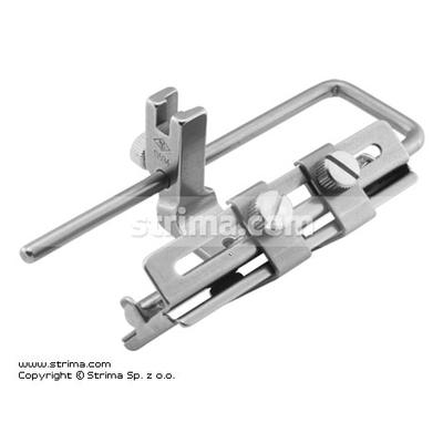 Adjustable tape foot