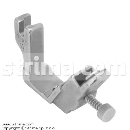 Elastic shirring foot 9.5mm with adjustable tension