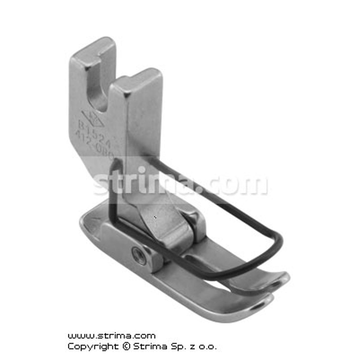 Standard needle feed foot with needle guard