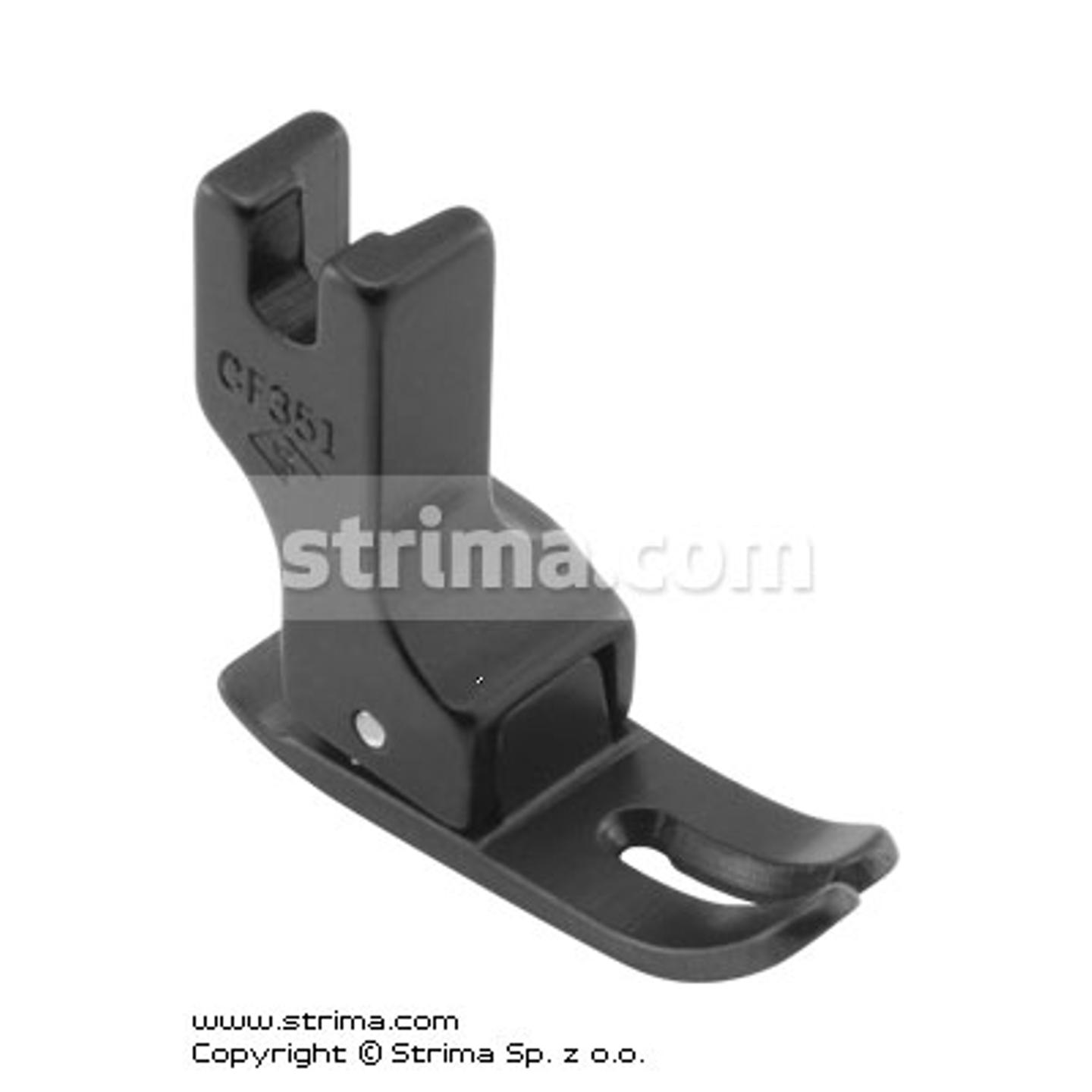 Stopka pokryta PTFE, szerokość płozy 11mm