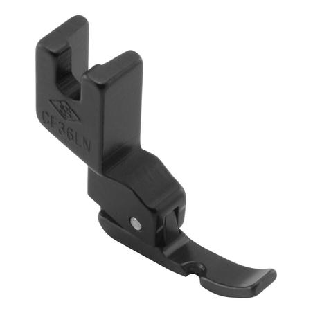 Stopka krawędziowa lewa pokryta PTFE wąska szer. płozy 4,6mm