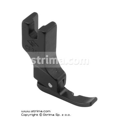 Cording PTFE coated foot, right, narrow, runner width 4.6mm