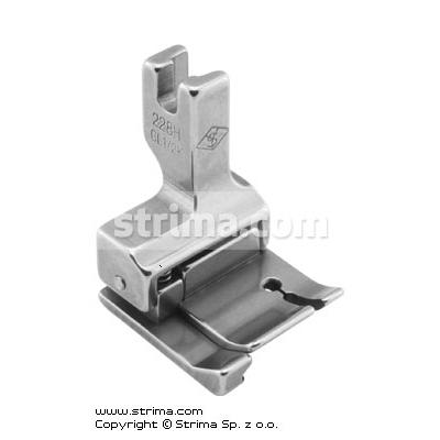 Stopka wyrównawcza (kompensacyjna) lewa 12,7mm do delikatnych dzianin