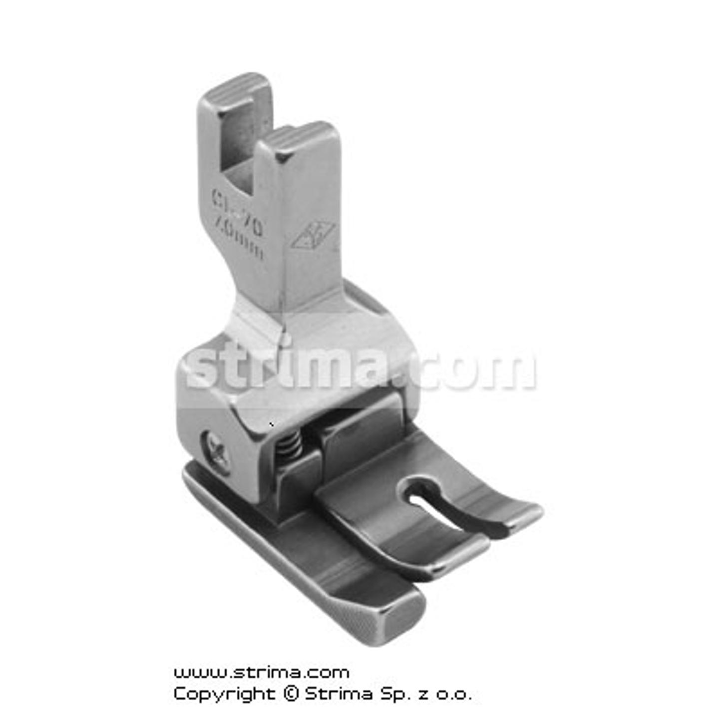 Compensating foot 7.0mm, left