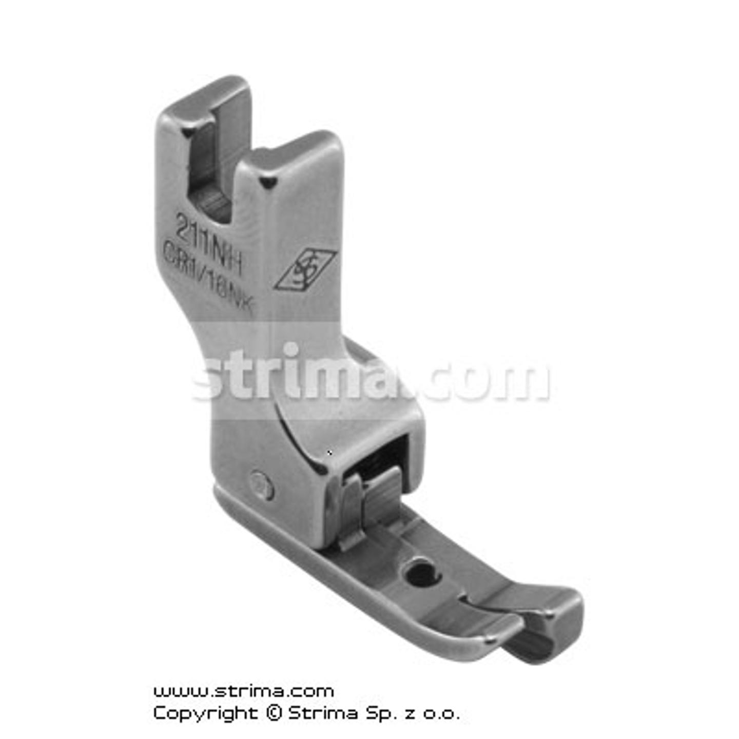 Compensating narrow foot 1.6mm, right, for fine knitwear