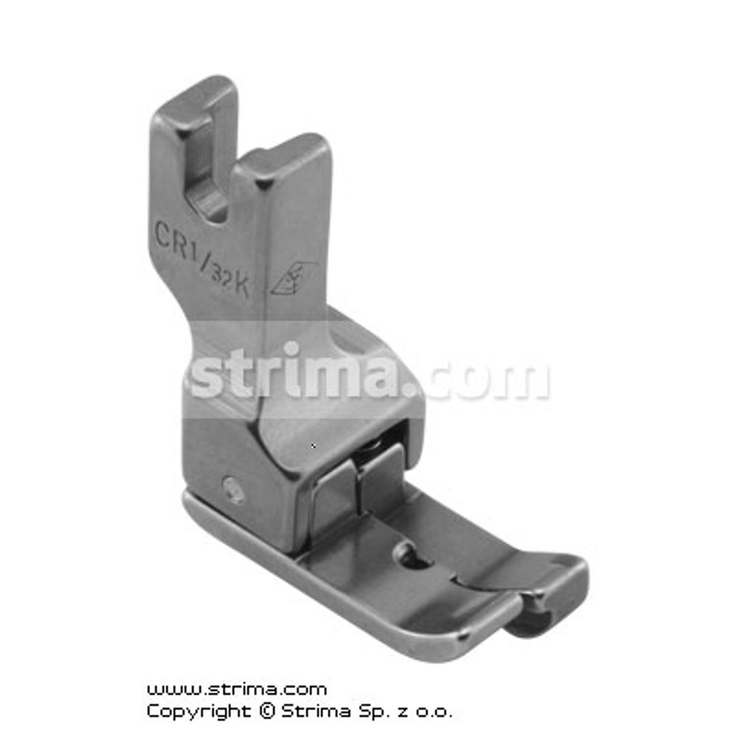 Compensating foot 0.8mm, right, for fine knitwear