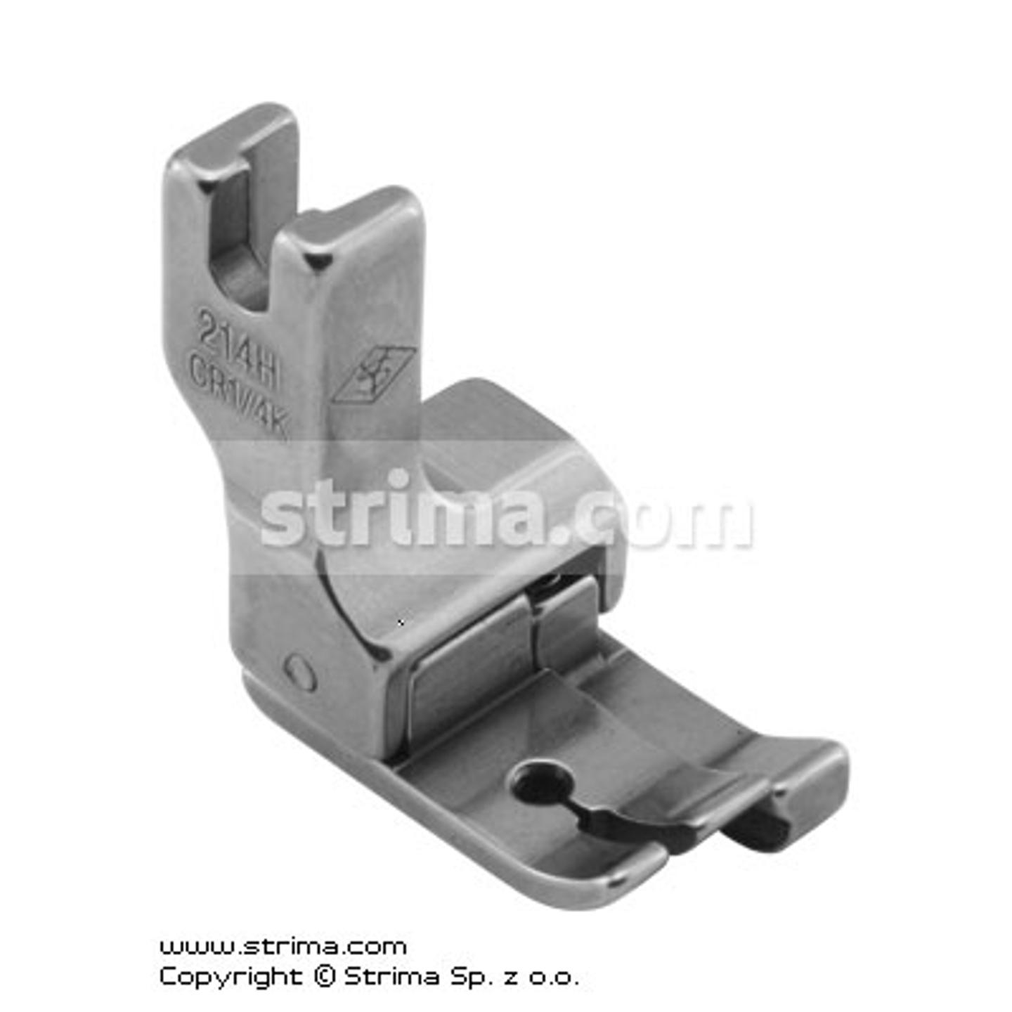 Compensating foot 6.4mm, right, for fine knitwear