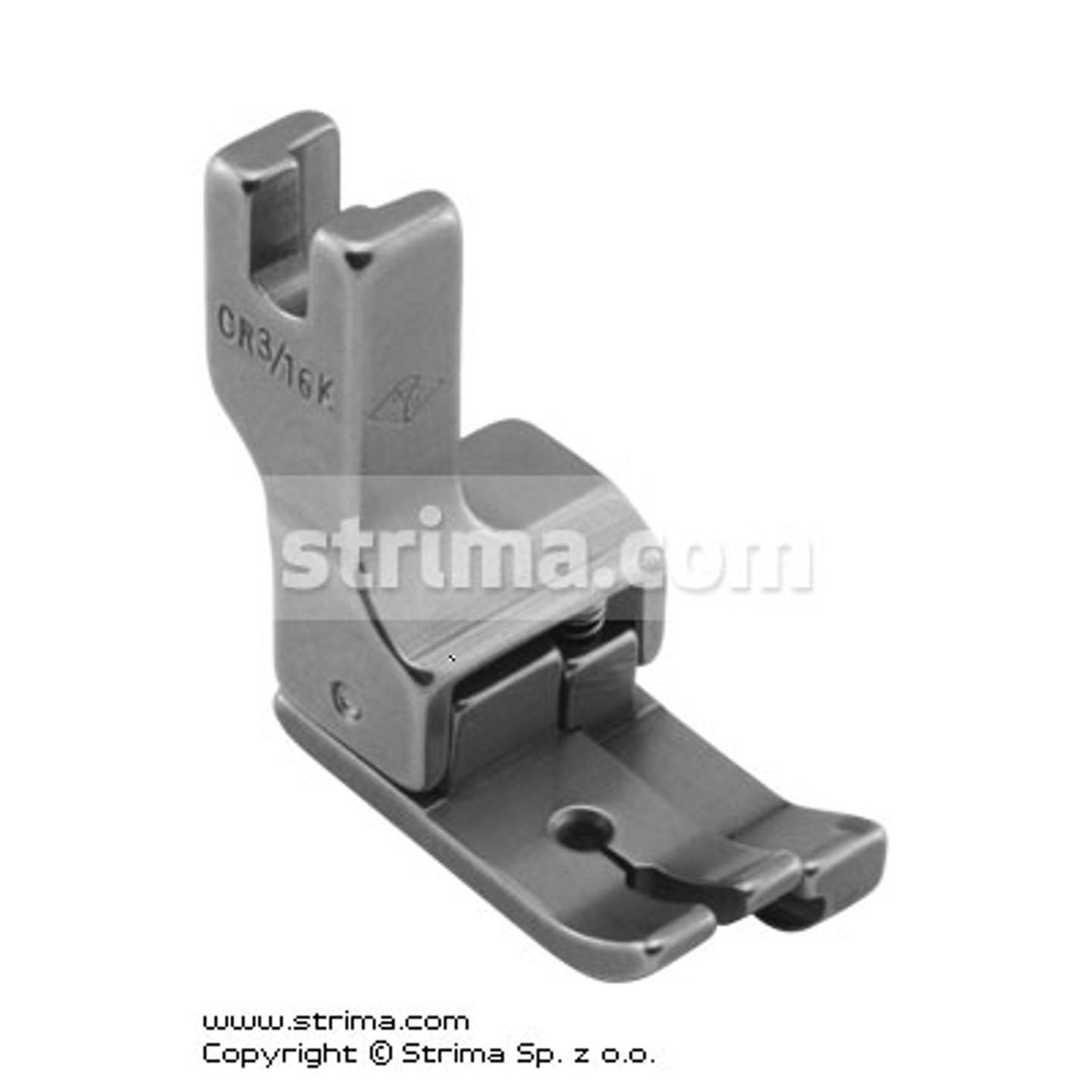 Compensating foot 4.8mm, right, for fine knitwear