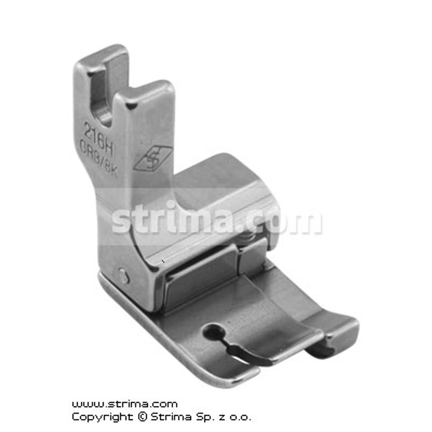 Compensating foot 9.5mm, right, for fine knitwear