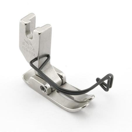 Needle feed foot with needle guard