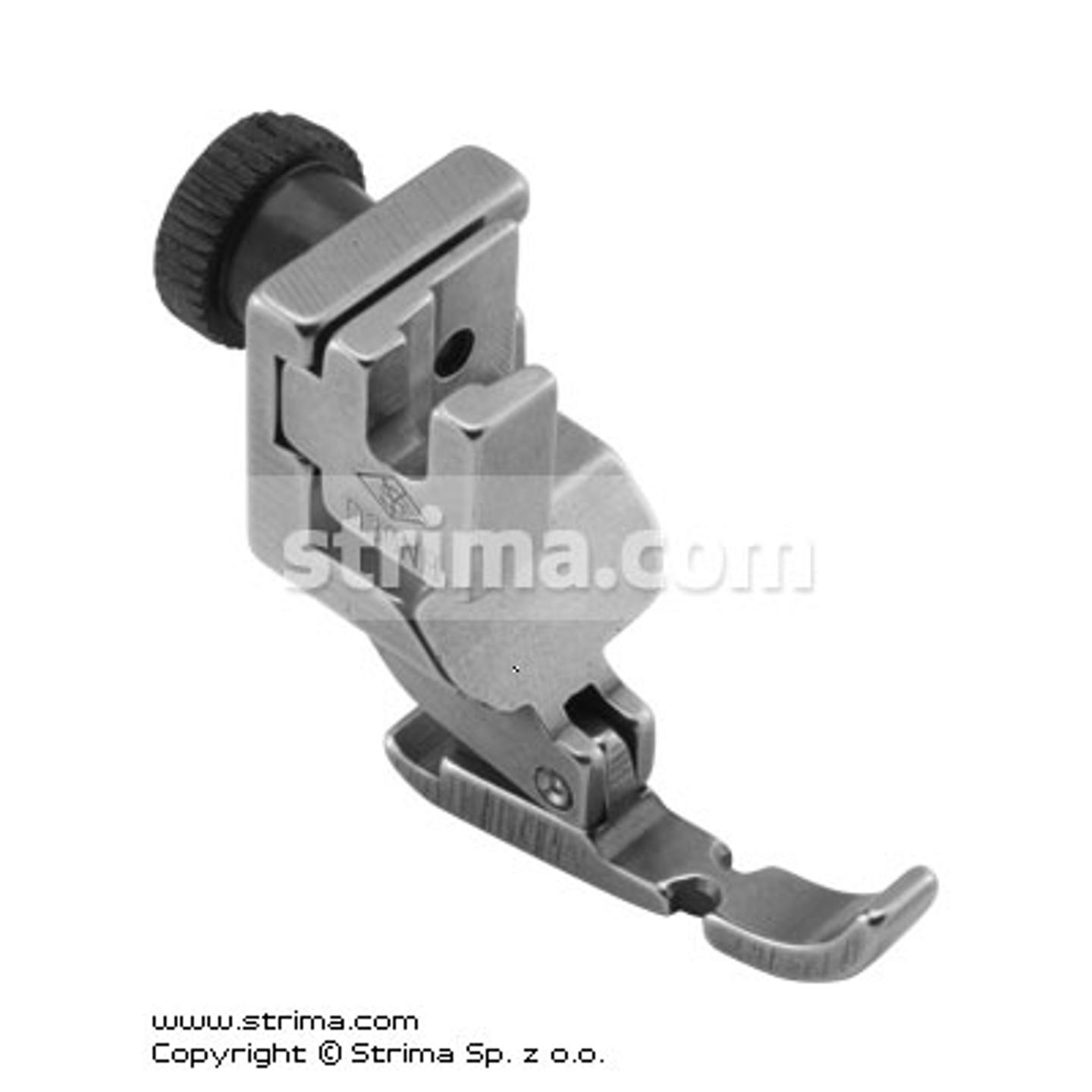 Adjustable twosided zipper foot, narrow