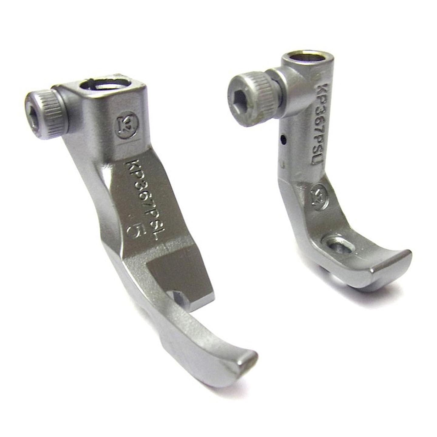 Left coding feet set 5 mm for Durkopp 367, 467, 767, Juki LU-2210