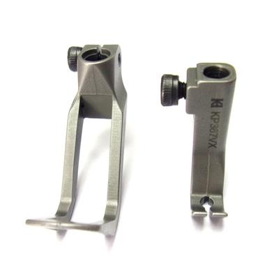Presser feet set for climbing over cross seams or extra high materials