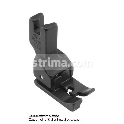 Stopka pokryta PTFE wyrównawcza (kompensacyjna) lewa 1,6mm do delikatnych dzianin