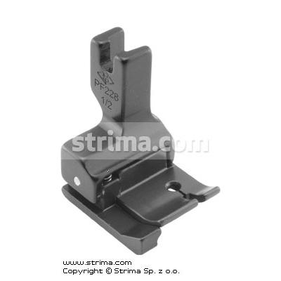 Compensating PTFE coated foot 12.7mm, left, for fine knitwear