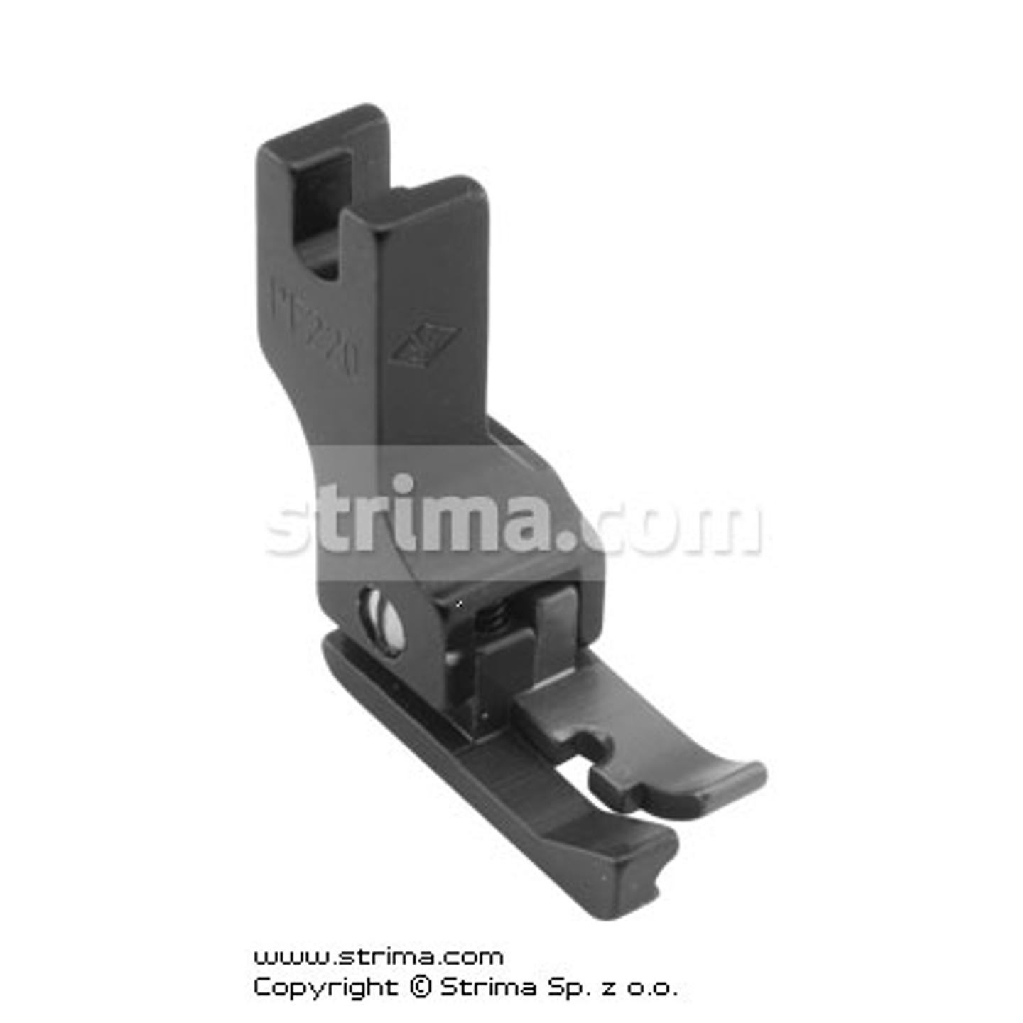 Compensating PTFE coated narrow foot 0.8mm, left, for fine knitwear