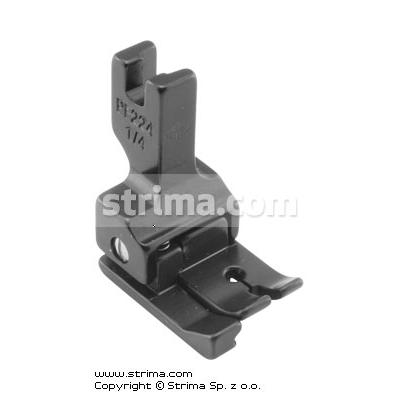 Stopka pokryta PTFE wyrównawcza (kompensacyjna) lewa 6,4mm do delikatnych dzianin