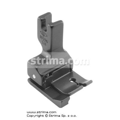 Compensating PTFE coated foot 9.5mm, left, for fine knitwear