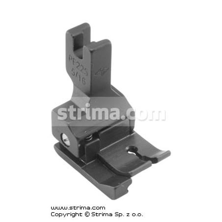 Stopka pokryta PTFE wyrównawcza (kompensacyjna) lewa 8,0mm do delikatnych dzianin