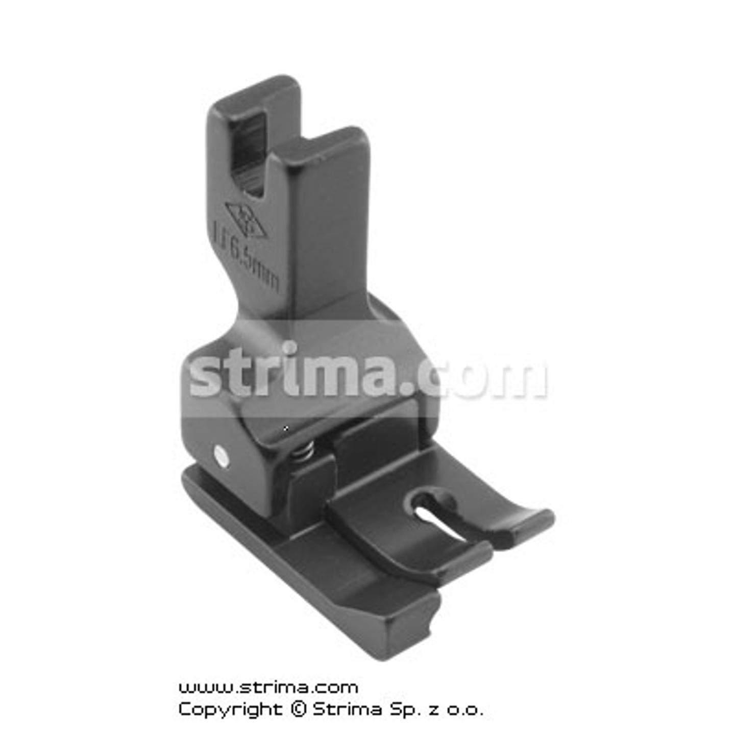 Compensating PTFE coated foot 6.5mm, left