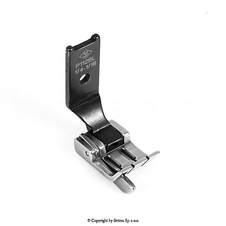 Two needle compensating foot 6,4mm, left, for jeans