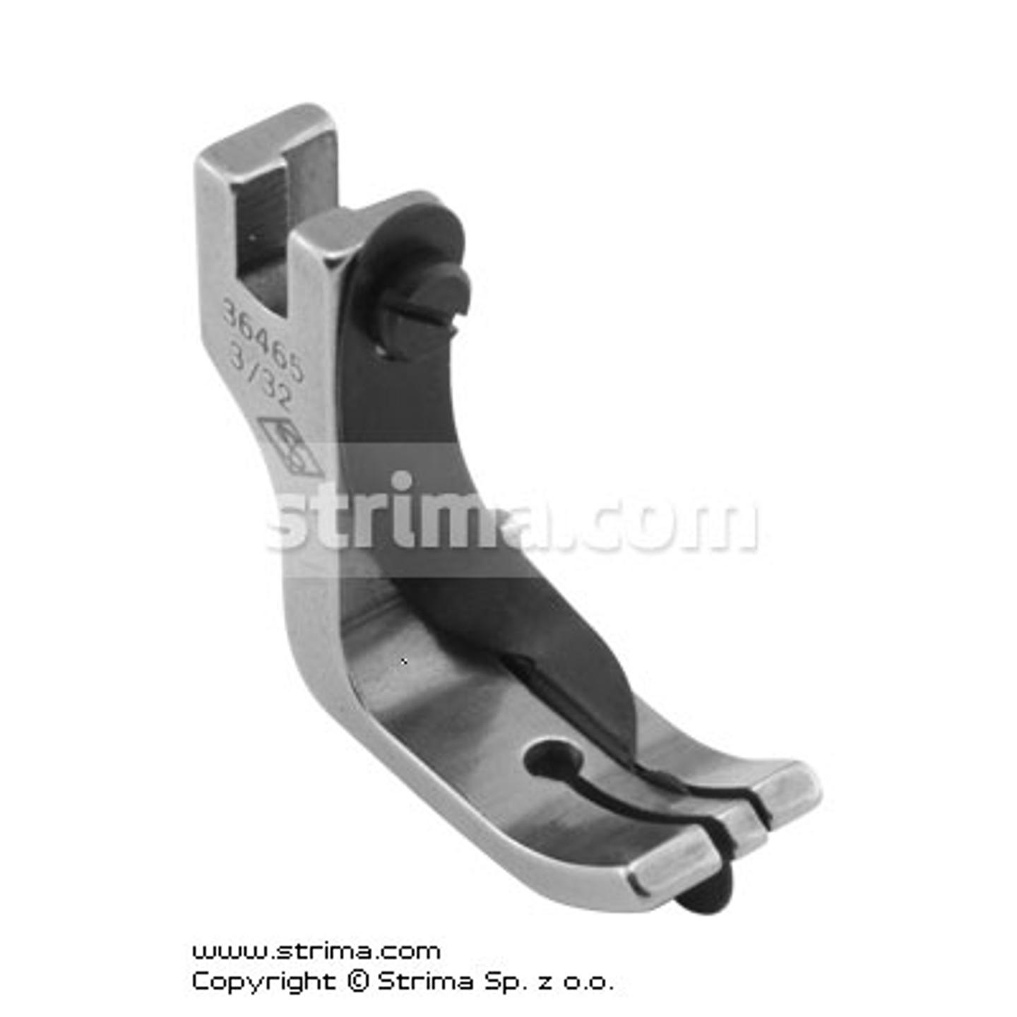 Foot with right spring guide 2.4mm
