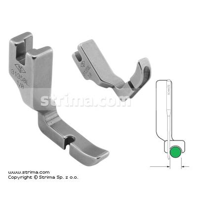 Piping half-foot, left 3.2mm