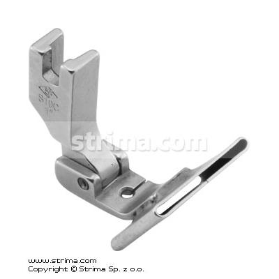 Foot with central tape guide 25.4mm