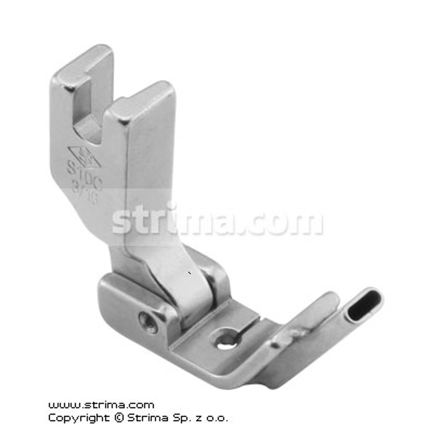 Foot with central tape guide 4.8mm